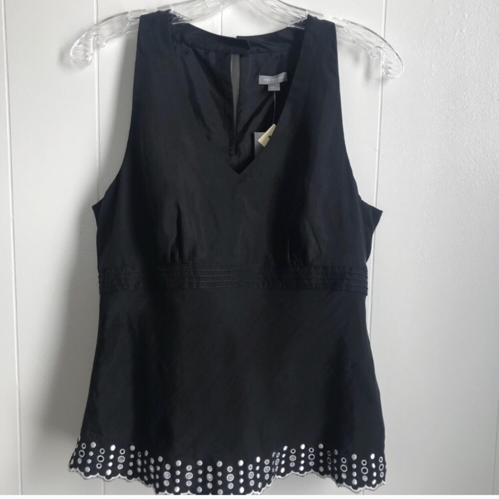 Ann Taylor Career Silk Sleeveless Blouse NWT